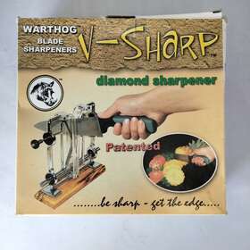 00219 Warthog Sharpeners 02/00219 V-sharp Hunting Knife Diamond Sharpener First Edition Mounted