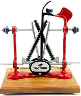 Warthog Sharpeners 445034676686 V-sharp Elite Knife With Deluxe Wooden Base 325 Grit Diamond