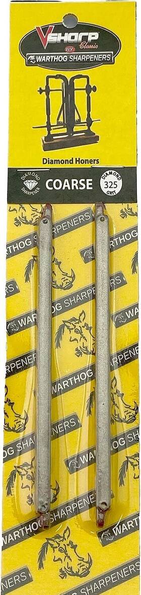 Whsc1sc Warthog Sharpeners V Sharp Classic Knife Sharpener With Double Sided Diamond And Steel Rods