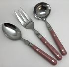 Rf811 Washington Forge Wf Mardi Gras Mauve Handle Serving Fork Ladle