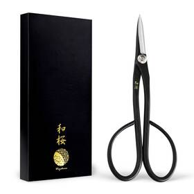 Wazakura 589743096304 Yasugi Steel Satsuki Bonsai Scissors For Trimming Made In Japan 7 Inch