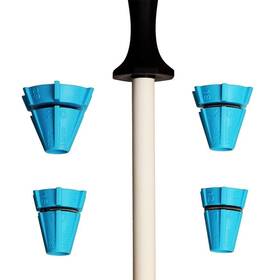 Wedgek 869436000356 Hxt Ceramic Thick Sharpening Rod And Angle Guides 11-inch Shatter Resistant
