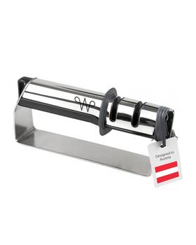 Werta 719326274133 Knife Sharpener Stainless Steel - 3-stage Sharpening Ideal For Chef K