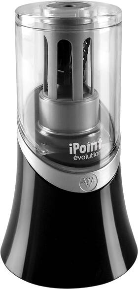 14888 Westcott Ipoint Evolution Electric Pencil Sharpener Black