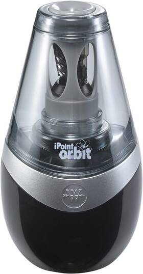 16244 Westcott 643749548916 Ipoint Orbit Battery-powered Pencil Sharpener For Home Black