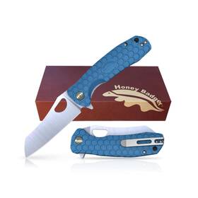 Hb1164 Western Active Honey Badger Knife - Flipper Wharncleaver Pocket Edc Hunting... Fast Ship