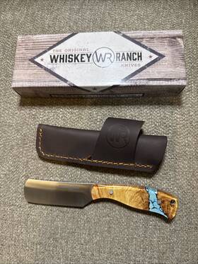 440c Whiskey Bent Hat Co. 650380057233 Bullcutter Fixed Blade Knife Stainless Steel 6.5 Inch O