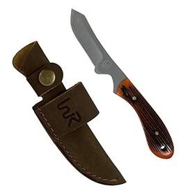 Wb46 Whiskey Bent Hat Co. Sendero Caper 440 Stainless Steel Fixed Blade Knife With Le