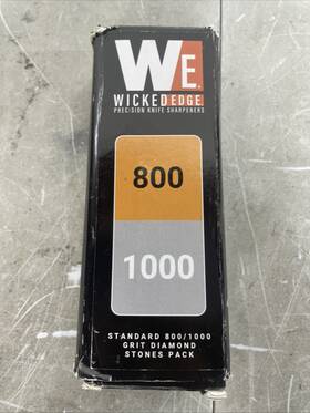 Wicked Edge 850061360519 Standard 800 1000 Grit Diamond Stones Pack