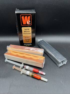 Wicked Edge 853110003214 14/10 Micron Diamond Balsa Strops Pack With Covers