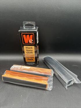 Wicked Edge 853110003733 Blank Nano Cloth Strops Pack With Covers