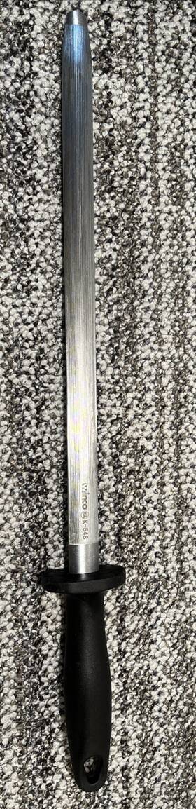 K-54s Winco Nac Premium Professional Oval Sharpening Steel 14-inch Great Condition