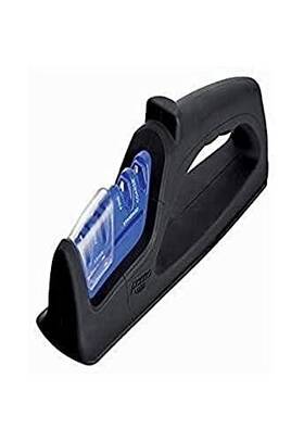 Winco Ksp-4 Black Rubberized Four Stage Knife Sharpener Asian