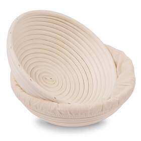 Wipartisanvn Wipitm101 Banneton Bread Proofing Basket Set Of 2 9 Inch Round Sourdough Baskets