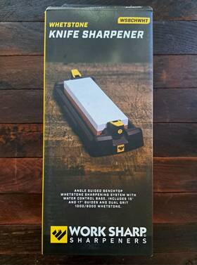 Work Sharp 662949040280 Worksharp Knife Sharpener Whetstone 1000/6000 Wsbchwht Benchstone Sharpening New
