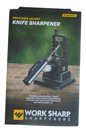Work Sharp 662949040303 Precision Adjust Knife Sharpener Wsbchpaj Open Box