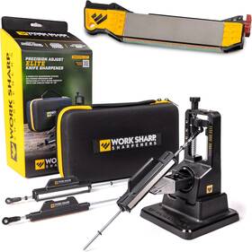 Work Sharp 662949042635 Precision Adjust Elite Set Knife Sharpener Value Combo Bundle With Th