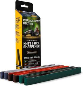 Wssa0002012 Work Sharp Official Knife And Tool Sharpener Assorted Replacement Belt Kit