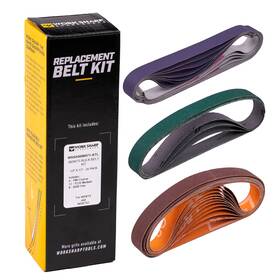 Wssa0006571-atl Work Sharp Bulk Bundle Value Pack Kts Replacement Abrasive Belt Kit 24 Asso