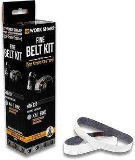 Wssako81120 Work Sharp Fine Grit Belt Kit White/grey For