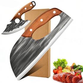 Wruhamd 717956879498 2 Pcs Meat Cleaver Knife Set Effort Saving For Cutting Veg
