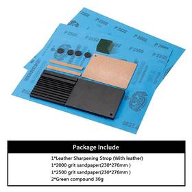 5030123 Wuta Leather Edge Beveler And Sharpener Tool For Polishing Cutting