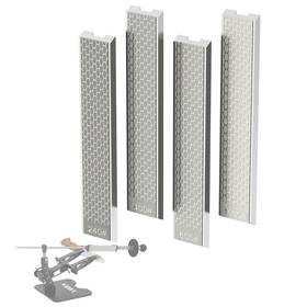 Us-fwss-4 Xarilk 4 Pcs Diamond Knife Sharpening Stones Set With Aluminum Base 6.2 0.9