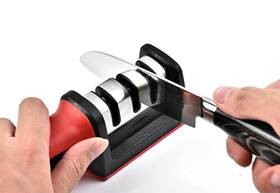 Xinrongmaoyi 705690638365 Black Knife Sharpener - 3 Stage Sharpening Tool