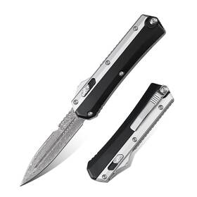 Xxv Xv0044 Damascus Blades Pocket Knife For Men 3.5 Steel Blade Knives Re