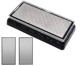 Ycammin 782123997985 Double-sided Diamond Sharpening Stone Knife Sharpener