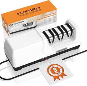 Yeopasda 696598359523 Electric Knife Sharpeners For Kitchen Knives 3 Stage Automatic Sharpener