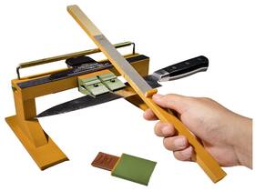 Yevva-2024-1 Yevva Professional Wasabi Knife Sharpener Sharpening System Kit Angle Guided Precis