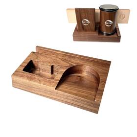 Yonor 697478980400 Toptzon Walnut Wooden Roller Knife Sharpener Stand Block - Solid Protective S