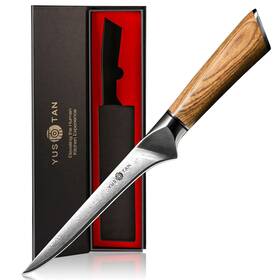 02.ymxdj091 Yusotan Super Sharp Damascus Japanese Boning Knife 6 Inch - Fish Fillet High Carbon Stai