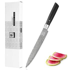 Zayiko 250567703845 Carving Knife 8.3-inch Blade Damascus Chef Made Of 67 Layers Da
