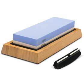 Zgqoofa 617092637573 Whetstone Knife Sharpening Stone Kit - Double Sided Sharpener