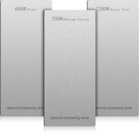 Zhehao 744110113990 3 Pieces Diamond Sharpening Stone Knife Sharpener Plate Honing Whetstone