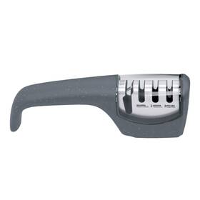 E920303 Zyliss Knife Sharpener - Handheld Tool With Slots For Scissors Serrated Knives And St