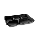 Pactiv Evergreen Foam School Trays, 5-COMPARTMENT, 8.25 X 10.25 1, Black, 500/. Fixed Price $124.87.