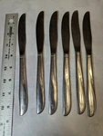 Twin Dinner Knife Oneida Community 6 Atomic Starburst Stainless Flatware. Fixed Price $18.00.