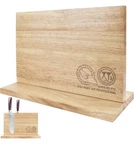 Xyj Authentic Since 1986, Magnetic Knife Block, Double Side Holder, Wood. Fixed Price $15.16.