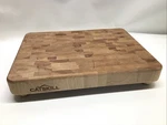 Catskill Craftsmen 17 X 13 End Grain Cutting Board Chopping Block W Feet. Fixed Price $200.00.