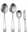 New Reed & Barton Pomfret 4 Piece Flatware Hostess Set Authorized Dealer. Fixed Price $55.00.