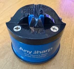 Anysharp Knife Sharpener With Powergrip - Blue. Fixed Price $9.99.