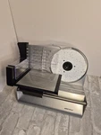 Akg Chef Electric Food Slicer 6.7 Ceramic Coated Stainless Steel Blade. Mint.. Fixed Price $24.70.