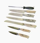 Homgeek Kitchen Knives Chef S, Santoku, Slicing, Bread, Utility, Pairing Sharp!. Fixed Price $30.00.