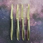Vintage Set Of 4 Mcm Nasco Montego Stainless Flatware Japan Steak Knives. Fixed Price $19.11.