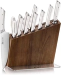 Cangshan Helena Series German Steel Forged, Hua Knife Block Set, 12-PIECE, White. Fixed Price $180.00.