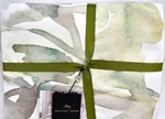 Michael Aram Botanical Leaf Queen Duvet Cover 2 Standard Sham 3P Set Green Brown. Fixed Price $699.00.