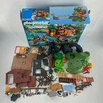 Playmobil 5557 Adventure Tree House Playset Near Complete W Box Manual Read. Fixed Price $59.99.